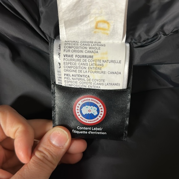 Canada Goose Rossclair Parka Heritage w real coyote fur hood trim and down fill - Picture 10 of 11